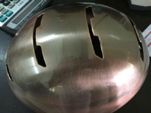 頭盔電鍍紅古銅